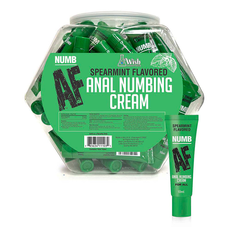 Numb AF Anal Spearmint DP/65 Fishbowl