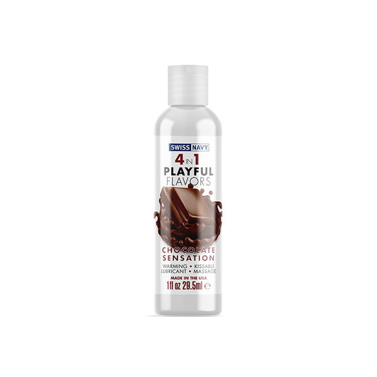 Swiss Navy 4 in 1 Chocolate Sensatio 1oz