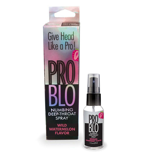Pro Blo Numbing Throat Spray Strawb 1oz