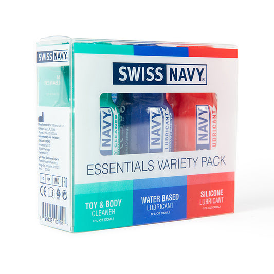 Swiss Navy Essentials Variety Pack 3 1oz