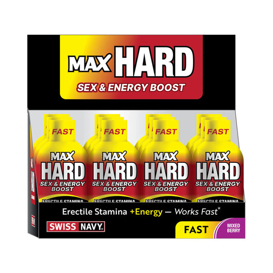 Swiss Navy MaxHard Shots 2oz 12ct DP