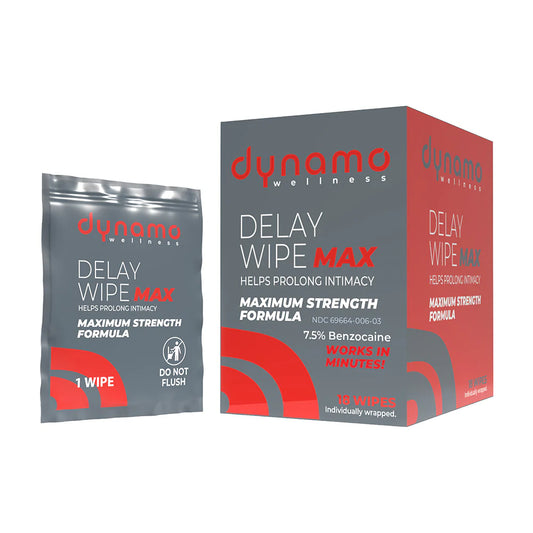 Dynamo Wellness Max Strength Wipe 18Pk