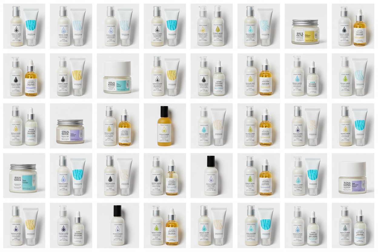 a mosaic of product images from my Lubricants - Cream and Oil Based collection