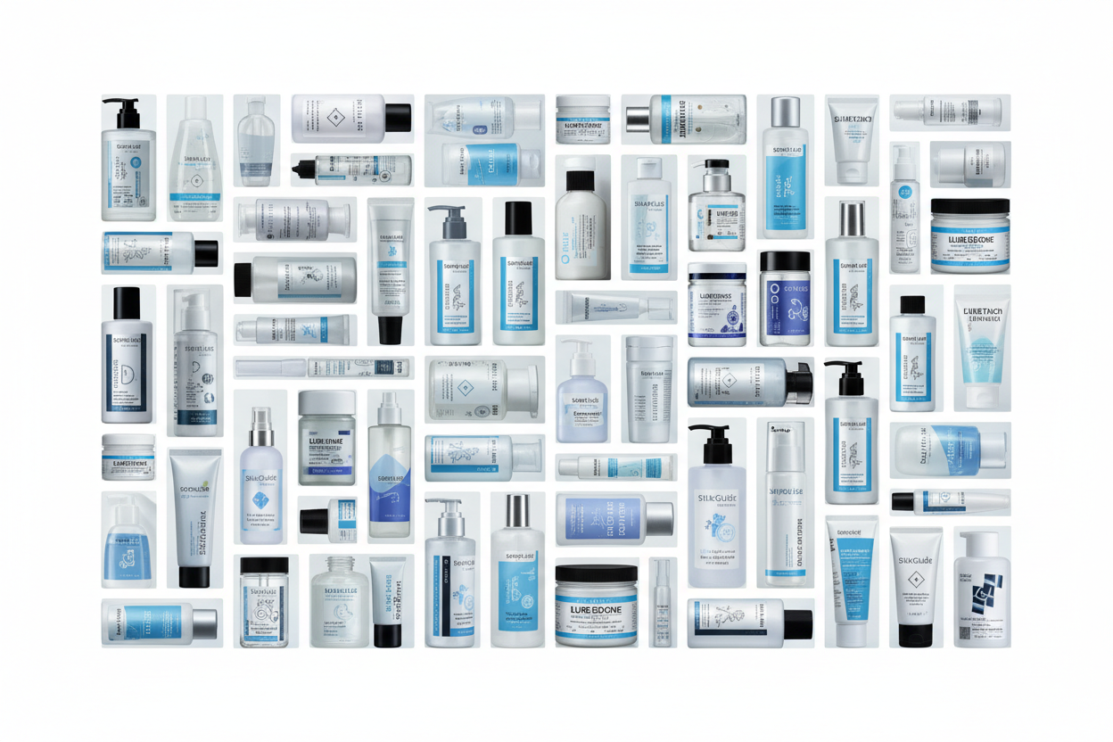 a mosaic of product images from my Lubricants - Silicone collection